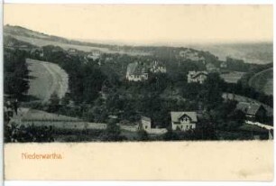 Niederwartha. Blick auf Niederwartha