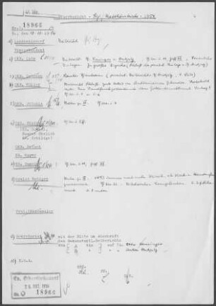 Stuttgart Matthäuskirche Teil-Kirchengemeinde: Visitationsbericht mit Pfarrbericht 1954