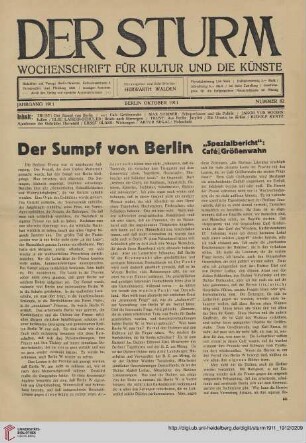 Der Sumpf von Berlin