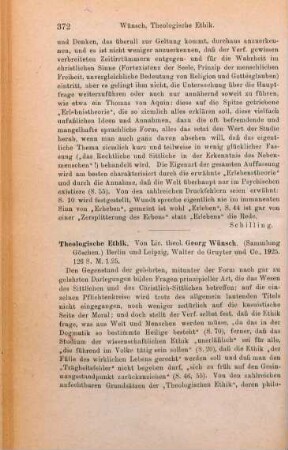 372-374 [Rezension] Wünsch, Georg, Theologische Ethik