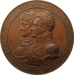 König Anton und Maria Theresia - Huldigung