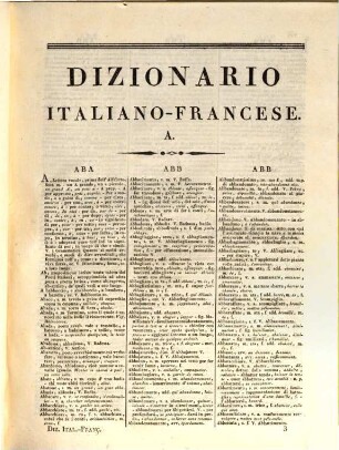 Nuovo dizionario Italiano-Francese