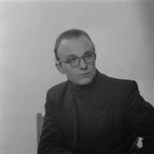 Porträtaufnahmen des Schauspielers Horst Schönemann : Porträt des Schauspielers Horst Schönemann