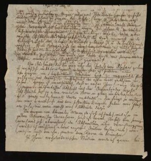 Brief von Jacob Grimm an Bernhard Hundeshagen