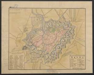 Platte Grond van de Stadt Breda : Copie nach einem alten gedruckten Plan, fast ganz richtig befunden