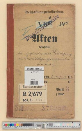 Vergleichsweise Erledigung von Entschädigungsansprüchen: Bd. 3
