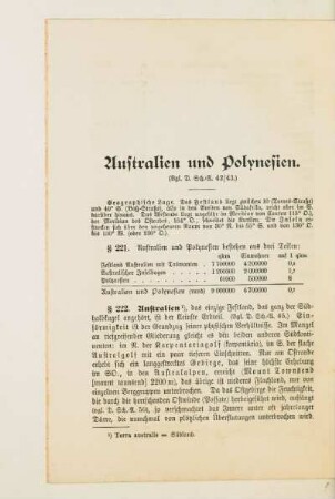 Australien und Polynesien