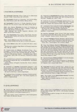 II. Quellenwerke
