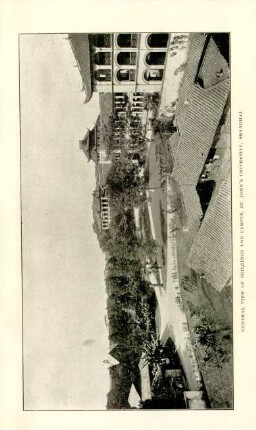 General view of buildings and campus, St. John's University, Shanghai