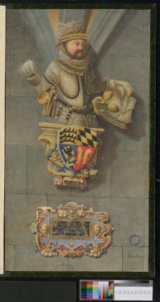 Neues Lusthaus, Konsolfigur
