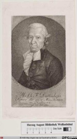 Bildnis Christian Friedrich Duttenhofer