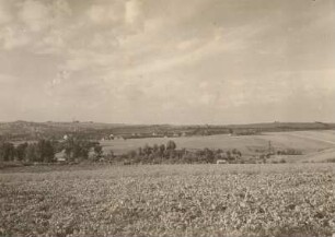 Muldental : Mittelsachsen. Diluviales Muldental zwischen Staupitzberg und Zschachwitzer Höhe vom Fahrweg Neuhäusel-Sörmitz gegen Norden