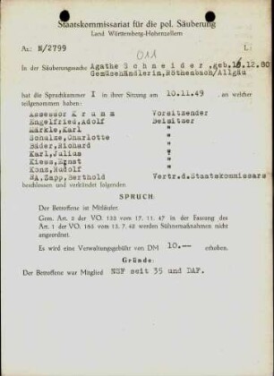 Schneider, Agathe