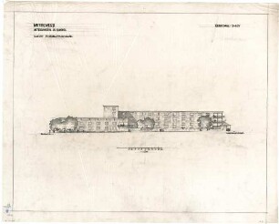 Bestelmeyer, German; Kassel; Altersheim - Ansicht Tannenkuppenstraße