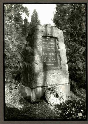 Friedhof, Grabstein