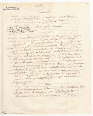 Manuskripte zur Botanik und zur Pflanzengeographie