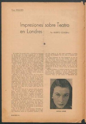 Impresiones sobre teatro en Londres