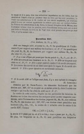 SOLUTIONS DE QUESTIONS PROPOSÉES.