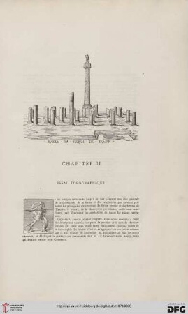 Chapitre II: Essai topographique