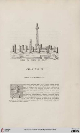 Chapitre II: Essai topographique