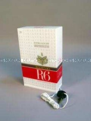 Werbeinstallation "R6"-Zigaretten