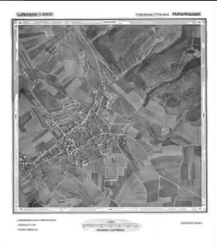 Hohenhausen, Gauß-Krüger-Koordinaten: Rechtswert: 3496, Hochwert: 5774