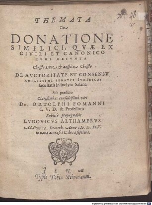 Themata de donatione simplici