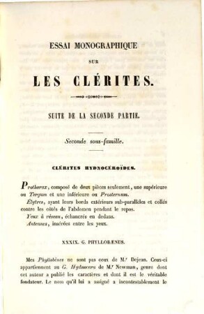 Essai monographique sur les Clérites, insectes coléoptères, 2