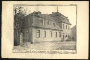 Seitenflügel des Wittumspalais am Theaterplatz.
