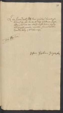 ... gnädigst bewilligte Remission ... Quedlinburg [den] ... Nov 1792.