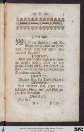 Unchristlicher Flucher-Spiegel.