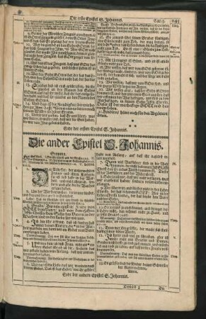Die ander Epistel S. Johannis