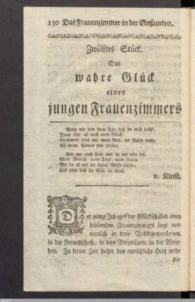 Zwölftes Stück.