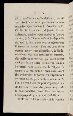 22-32, Il est un troisième parti qui se ...