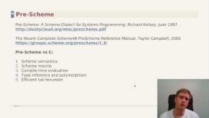 Introduction to Pre-Scheme