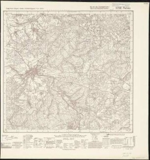 Meßtischblatt 5738 : Rehau, 1939 : Rehau. - Aufn. 1909, Erkund. 1936, 37, 38, bericht. 1939. - 1:25000. - München, 1939. - 1 Kt.