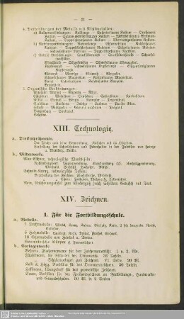 XIII. Technologie
