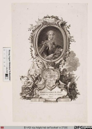 Bildnis Ferdinand IV., König von Neapel-Sizilien (reg. 1759(67)-1825)