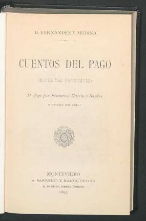 Cuentos del pago : (novelitas uruguayas)