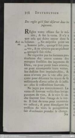 Des regles qu´il faut observer dans les jugemens