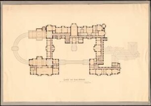 Schloss Bellevue, Berlin Erweiterung: Grundriss 1.OG 1:200