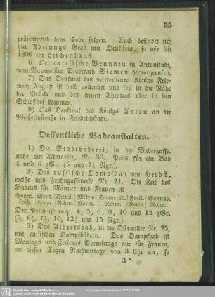 Oeffentliche Badeanstalten