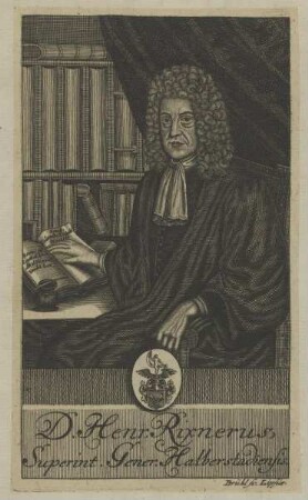 Bildnis des Henricus Rixnerus