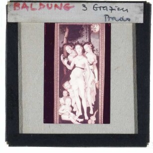 Baldung Grien, Die Jugend, Drei Grazien