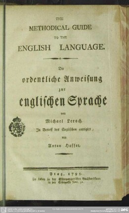 The Methodical Guide To The English Language