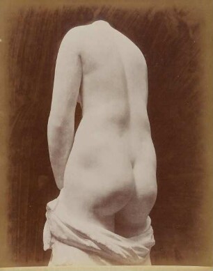 12029. Siracusa – Museo Archeologico – Particolare della Venere Anadiomene; statua in marmo