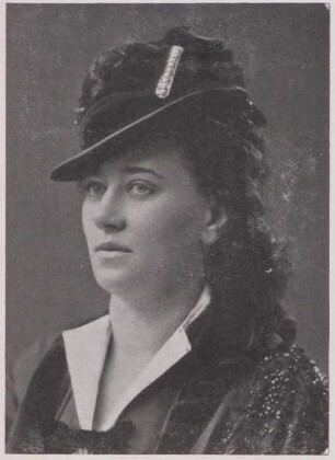 Brustporträt von Felicita von Vestvali