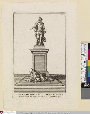 Statue de Louis XV a Valenciennes
