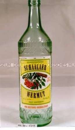 Flasche für Wermutgetränk "SCHAALAER WERMUT"