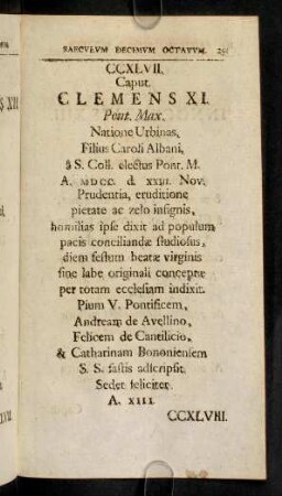 251-255, Saeculum Decimum Octavum (CCXLVII - CCXLVIII)